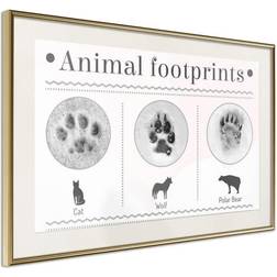 Arkiio Affisch Footprints [Poster] 45x30 Poster